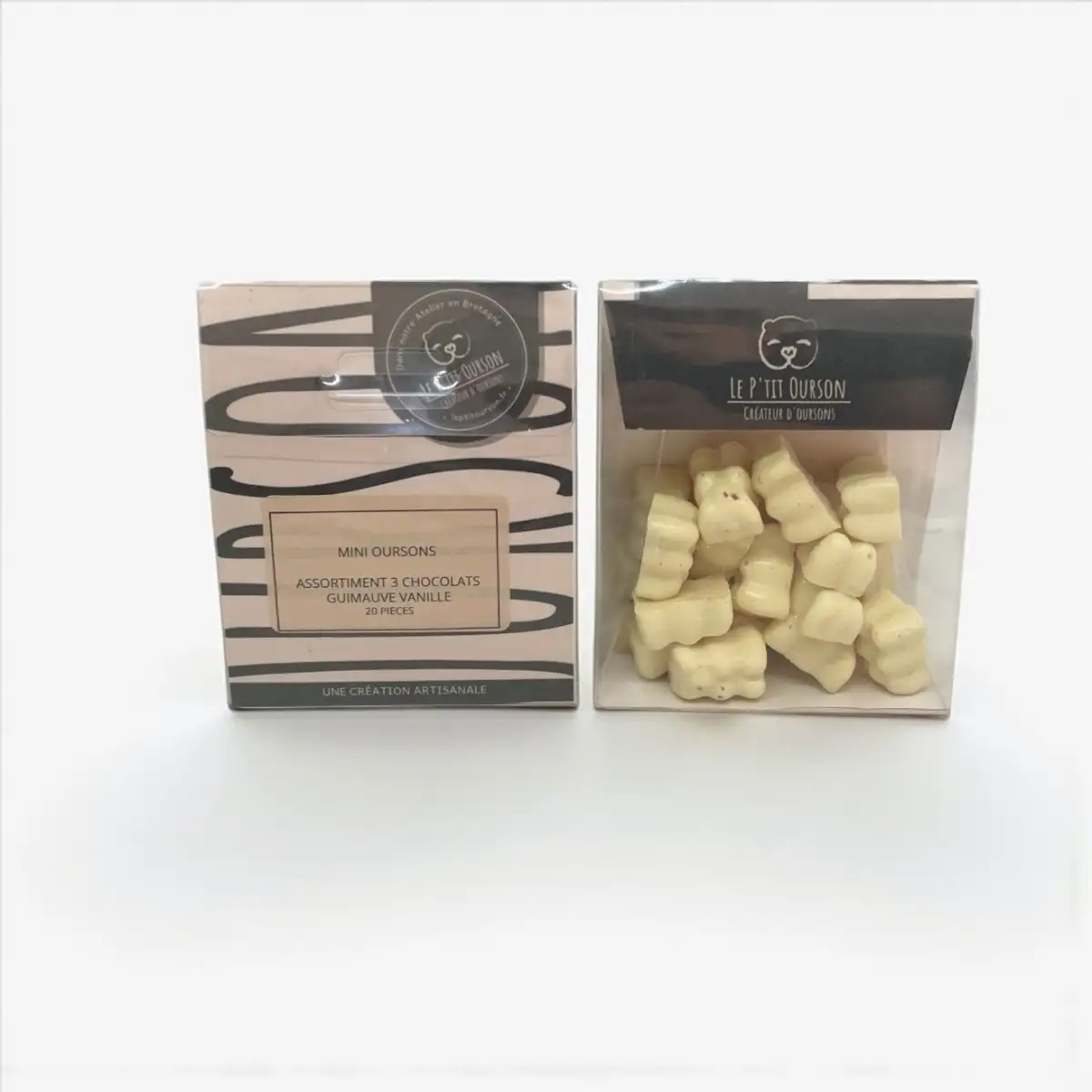 Mini Oursons Guimauve Blanc