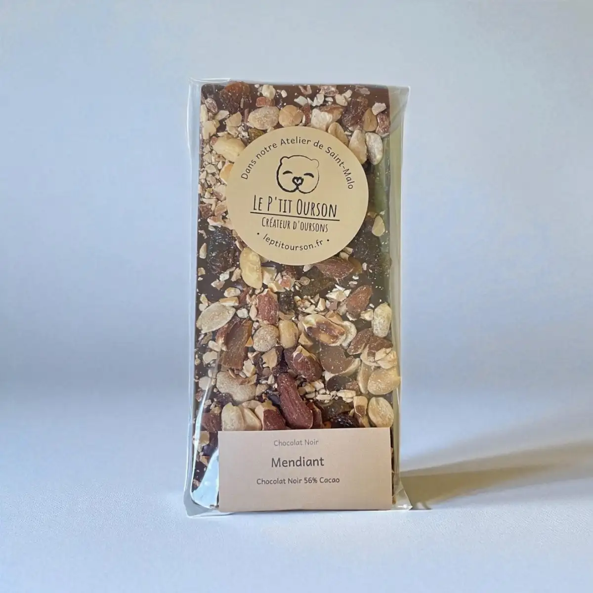 Tablette Noir 56% Mendiant