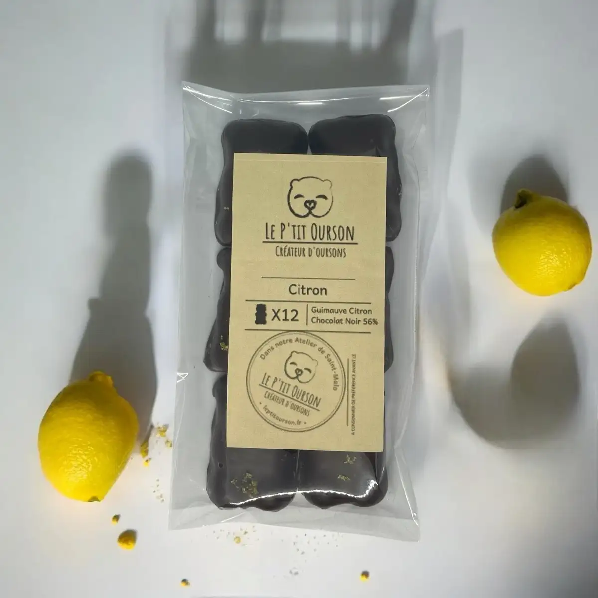 Oursons guimauve -  citron jaune