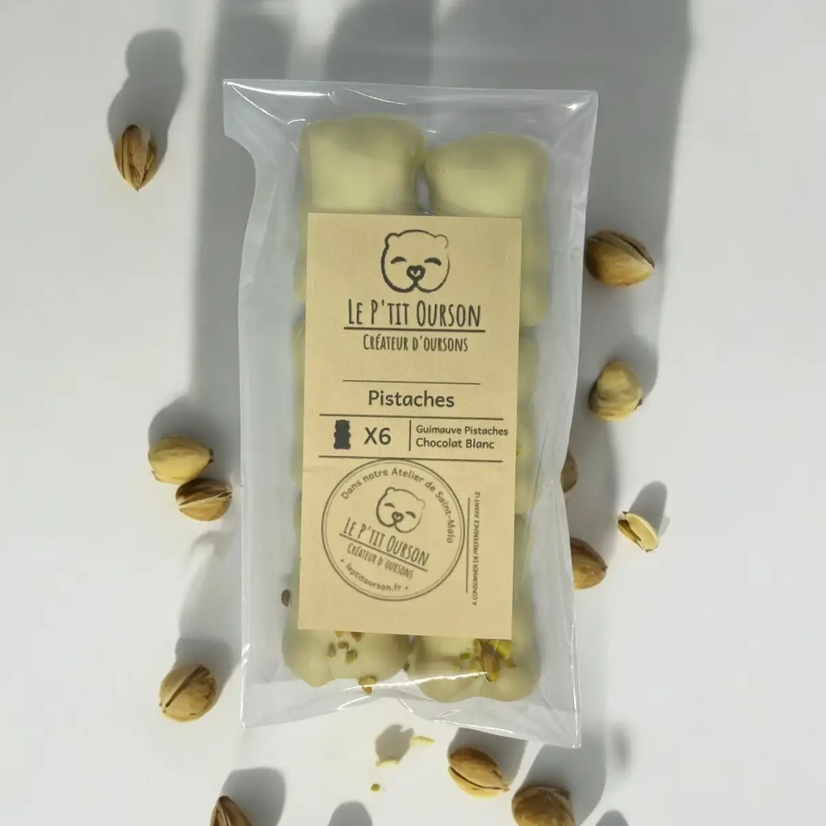 Oursons guimauve - pistache