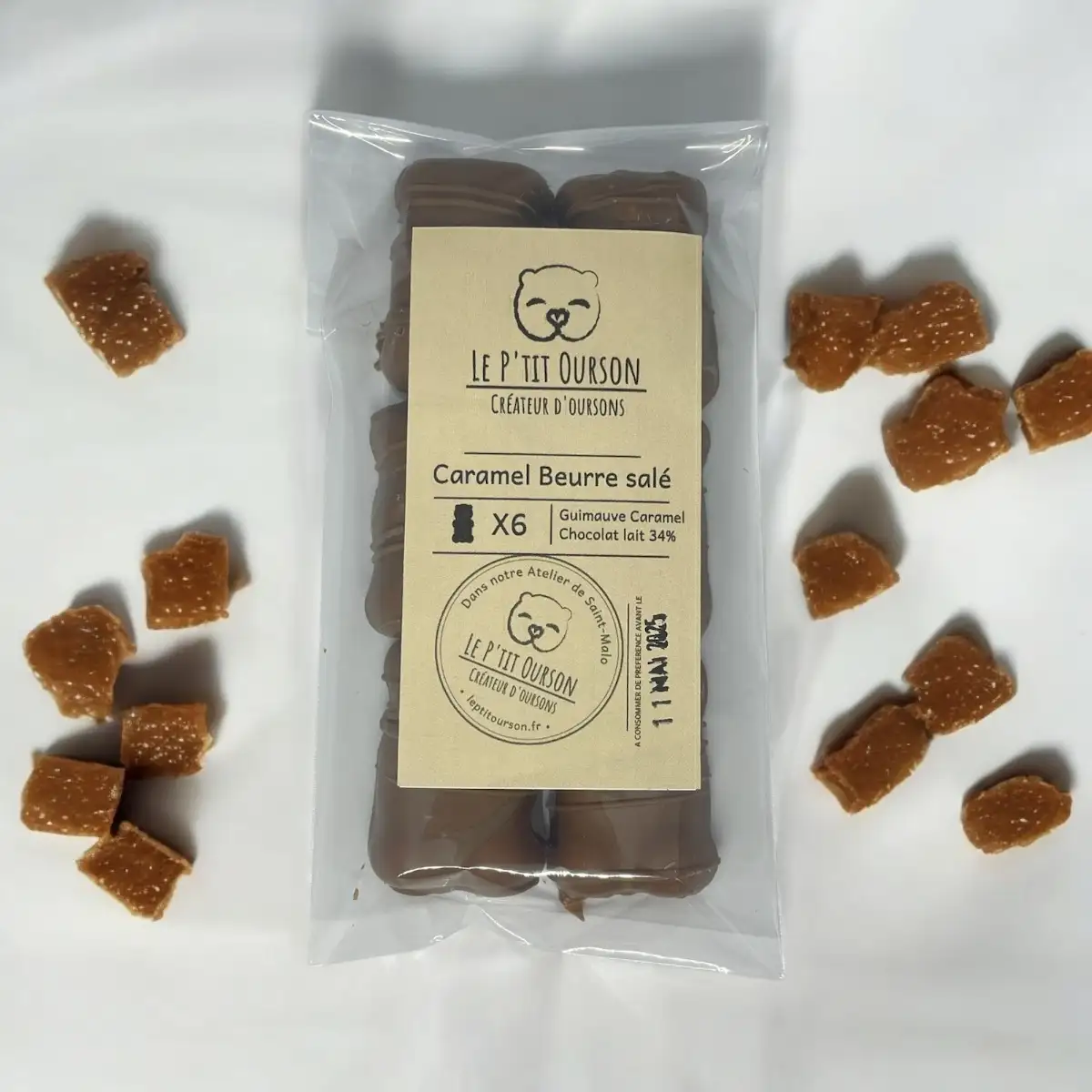 Oursons guimauve - caramel au beurre fleur de sel