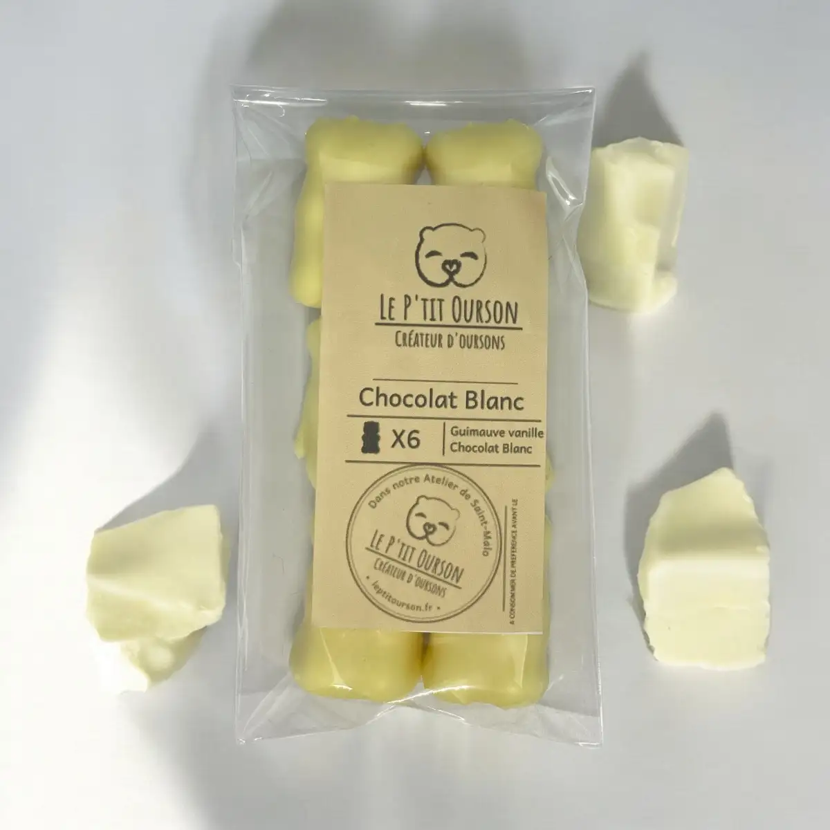 Oursons guimauve - chocolat blanc