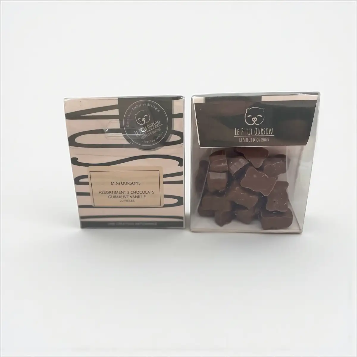 Mini Oursons Guimauve – Chocolat au Lait